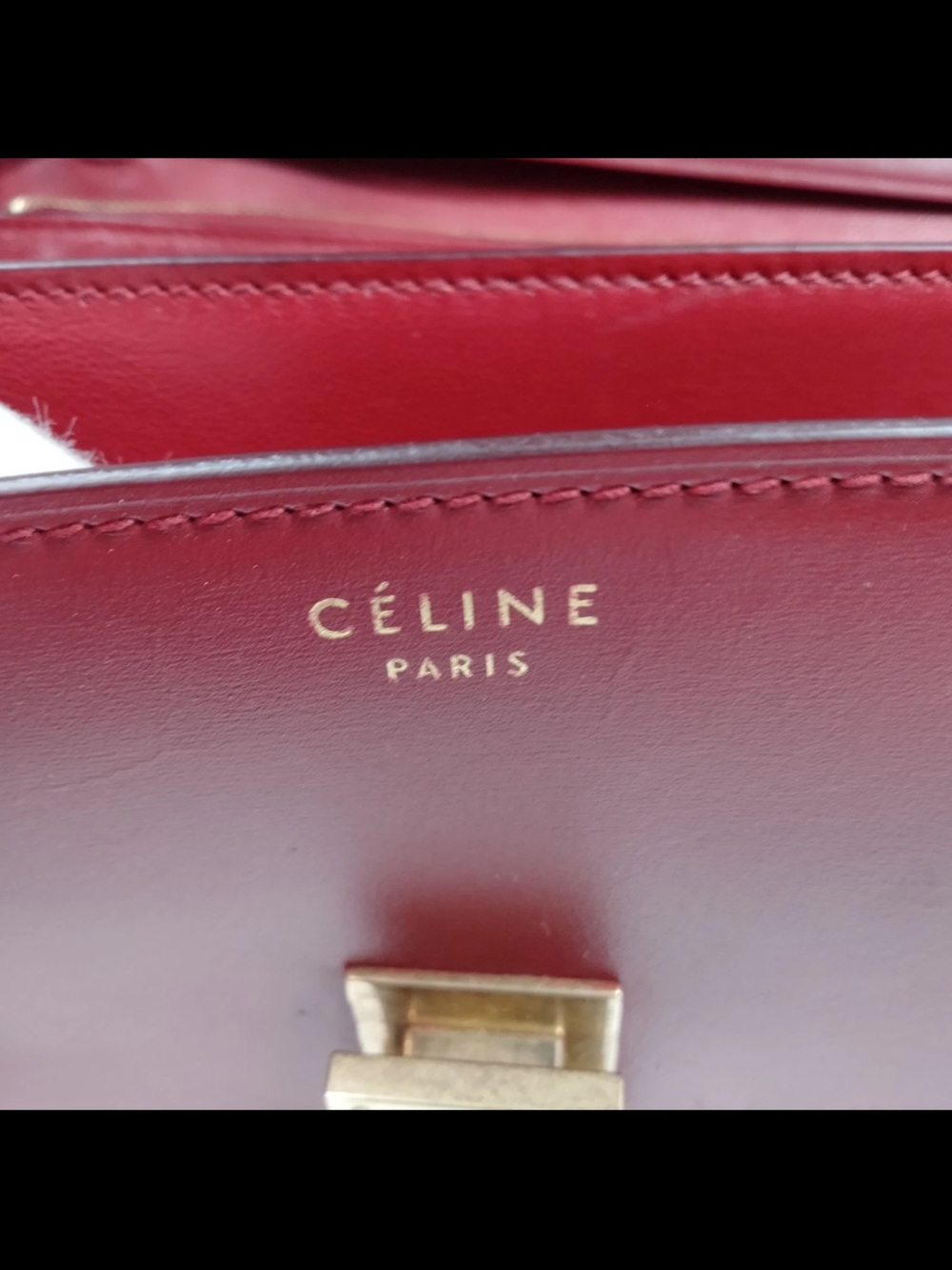 Celine Classic Box Bag - Red Medium - Picture 7 of 16